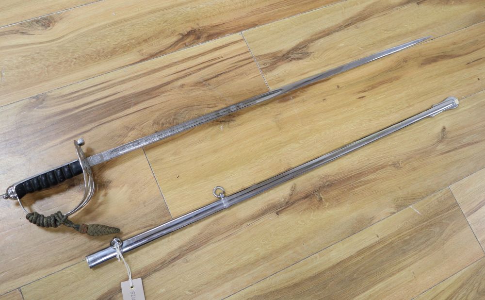 A Coldstream Guards Levy sword GVR